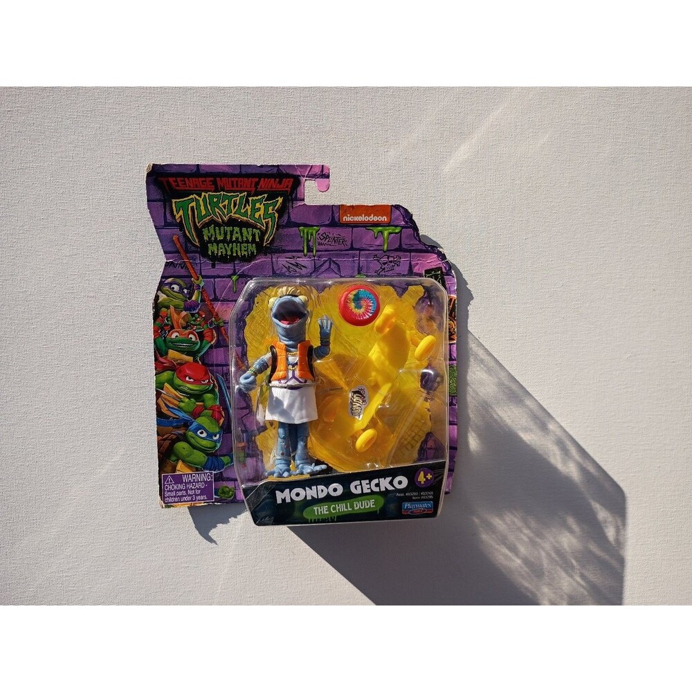 TMNT Mutant Mayhem Mondo Gecko The Chill Dude Playmates Action Figure NEW